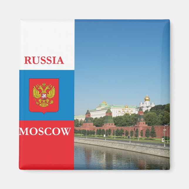 Moscow Kremlin Magnet (Front)
