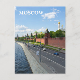 Moscow Kremlin Postcard