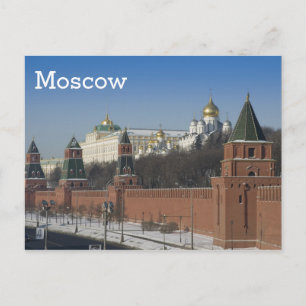 Moscow Kremlin Postcard