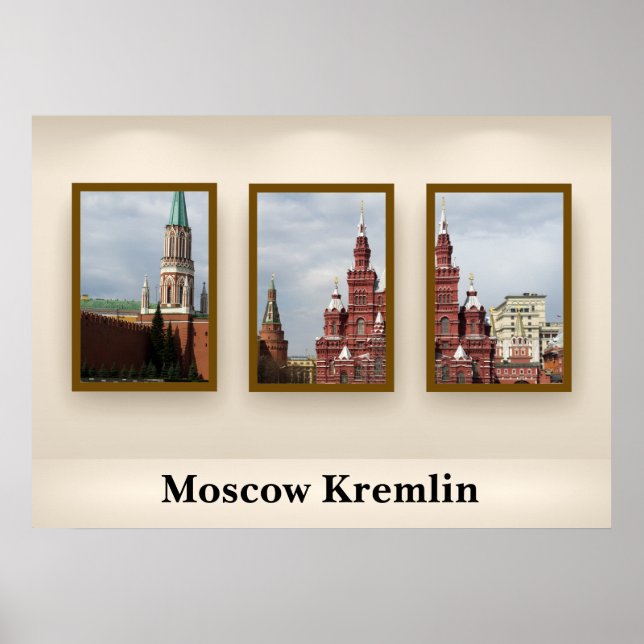 Moscow Kremlin Poster (Front)