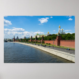 Moscow Kremlin Poster