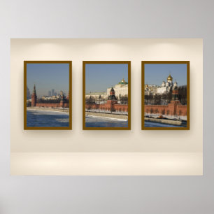 Moscow Kremlin Poster