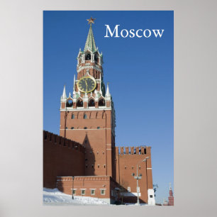 Moscow Kremlin Poster