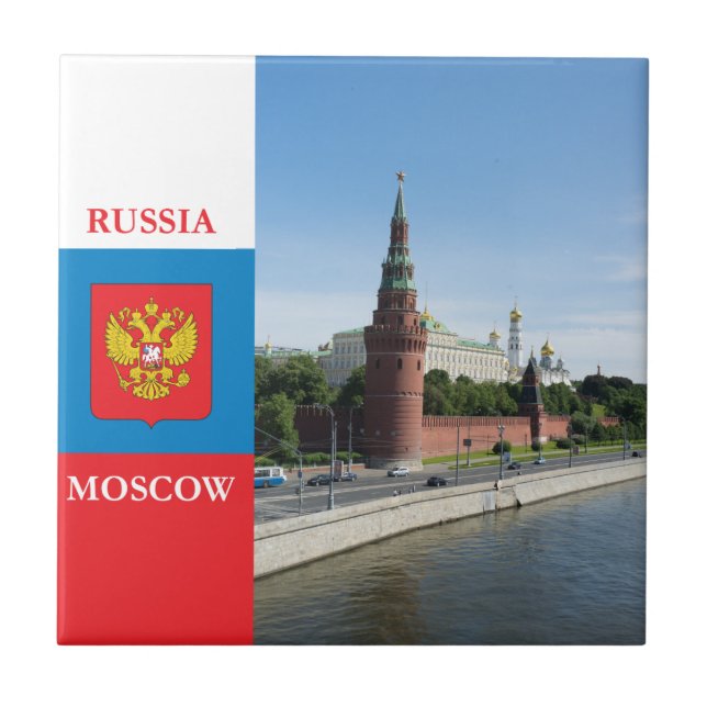 Moscow Kremlin Tile (Front)