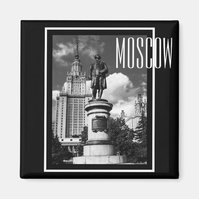 Moscow Lomonosov State University Stalin Magnet (Front)