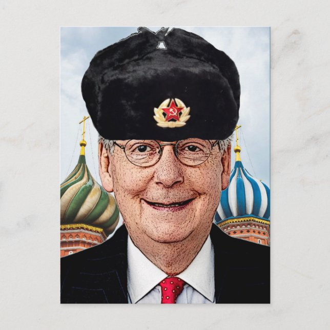 Moscow Mitch McConnell Postcard (Front)