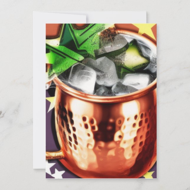 Moscow Mule Holiday Card (Front)