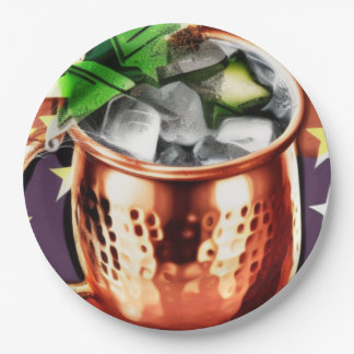 Moscow Mule Paper Plate