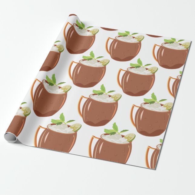Moscow Mule Wrapping Paper (Unrolled)