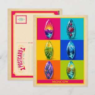 Moscow Postcard Idaho Gems Vintage Pop Art