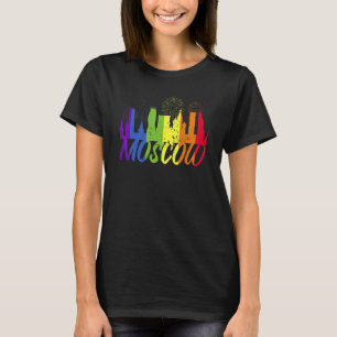 Moscow Pride Skyline Pride Parade Moscow T-Shirt