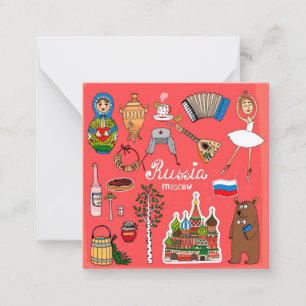 Moscow, Russia Card