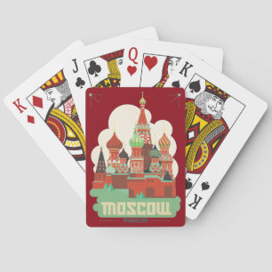 Moscow Russia Playing Cards