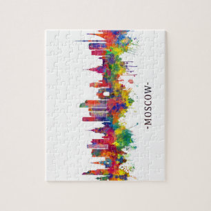 Moscow Russia Skyline Jigsaw Puzzle