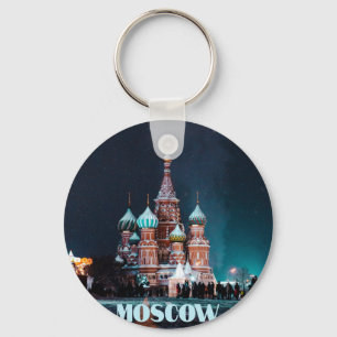 Moscow Russia St. Basil’s Cathedral Keychain