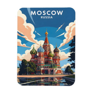 Moscow’s Saint Basil’s Cathedral Magnet