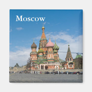 Moscow, Saint-Basil cathedral Magnet