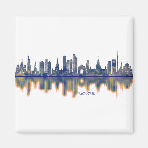 Moscow Skyline Magnet