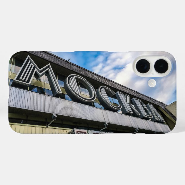 Moscow Train Station Sign Case-Mate iPhone Case (Back (Horizontal))