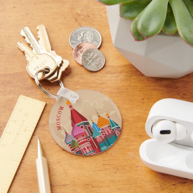 MOSCOW Vintage Keychain (Desk)