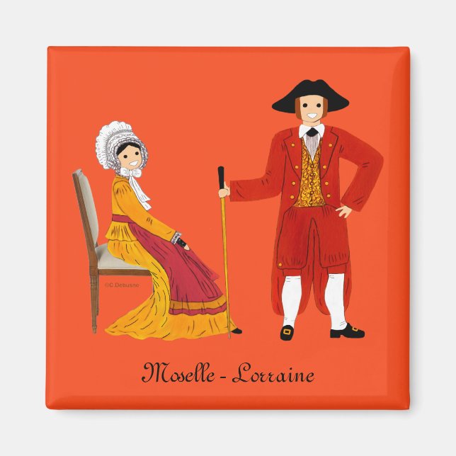 Moselle, Lorraine, France  Magnet (Front)