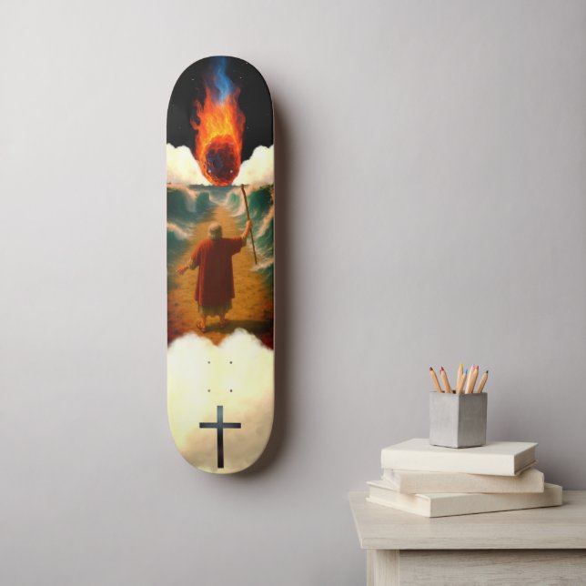 Moses and the Red Sea Skateboard (Wall Art)