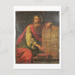 Moses and the Tablets of the Law Postcard