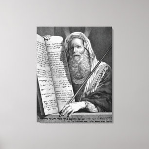 "Moses and the Ten Commandments" canvas print