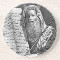 "Moses and the Ten Commandments" coaster