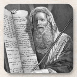 "Moses and the Ten Commandments" cork coaster<br><div class="desc">Looking for something specific? 
 Leave a comment below on what you need and we will do our best to post it for you.
 --VintageWorks</div>