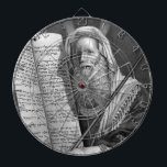Moses and the Ten Commandments Dartboard<br><div class="desc">Moses and the Ten Commandments</div>