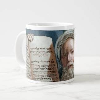 Moses and the Ten Commandments Large Coffee Mug