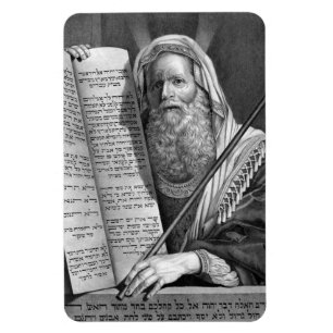 Moses and the Ten Commandments Magnet