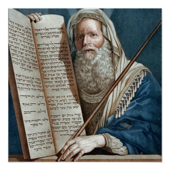 Moses and the Ten Commandments Poster (Front)