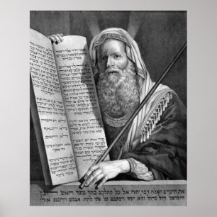 "Moses and the Ten Commandments" print/poster Poster