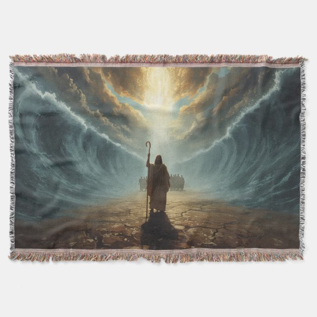 Moses at the Red Sea: Christian Blanket (Front)