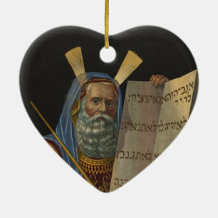 Moses by Henry Schile 1874 Ceramic Ornament