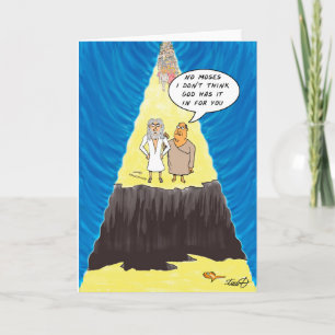 Moses cartoon card