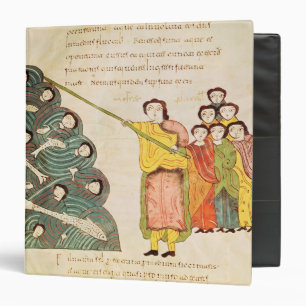 Moses closing the Red Sea on the Egyptians Binder