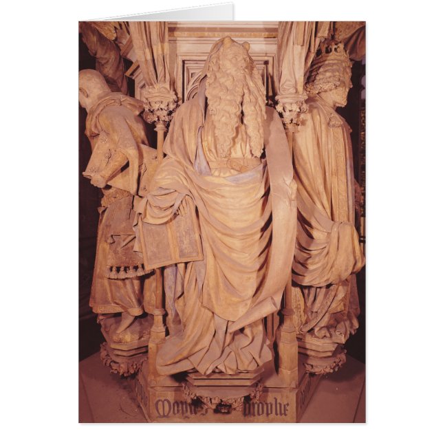 Moses, detail from the hexagonal pedestal (Front)