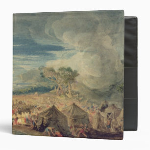 Moses dividing the waters of the Red Sea Binder