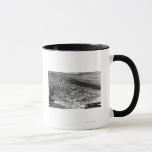 Moses Lake, WA Aerial View of Town Photograph Mug