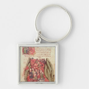 Moses leads the Children of Israel across Keychain