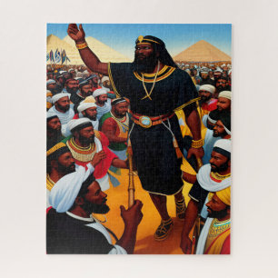 Moses Leads The People Out Of Egypt Jigsaw Puzzle