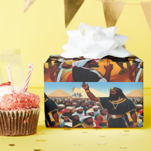 Moses Leads The People Out Of Egypt Wrapping Paper