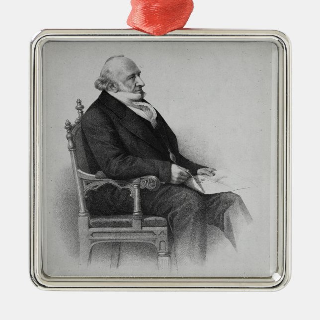 Moses Montefiore Metal Ornament (Front)