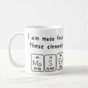 Moses periodic table name mug