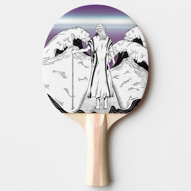 Moses Ping Pong Paddle (Front)