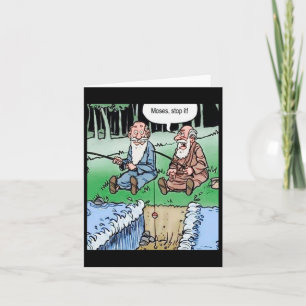 Moses Pole Fishing  Card