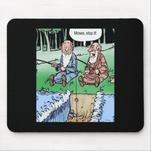 Moses Pole Fishing  Mouse Pad